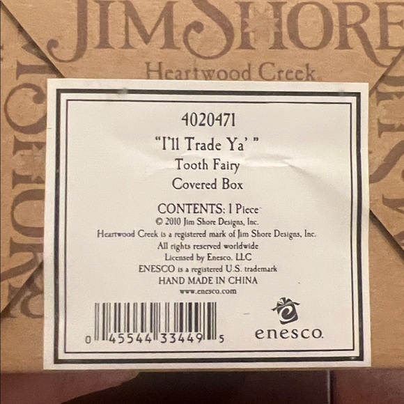 Jim Shore “I’ll Trade Ya” Fairy lost tooth holder - Picture 11 of 11